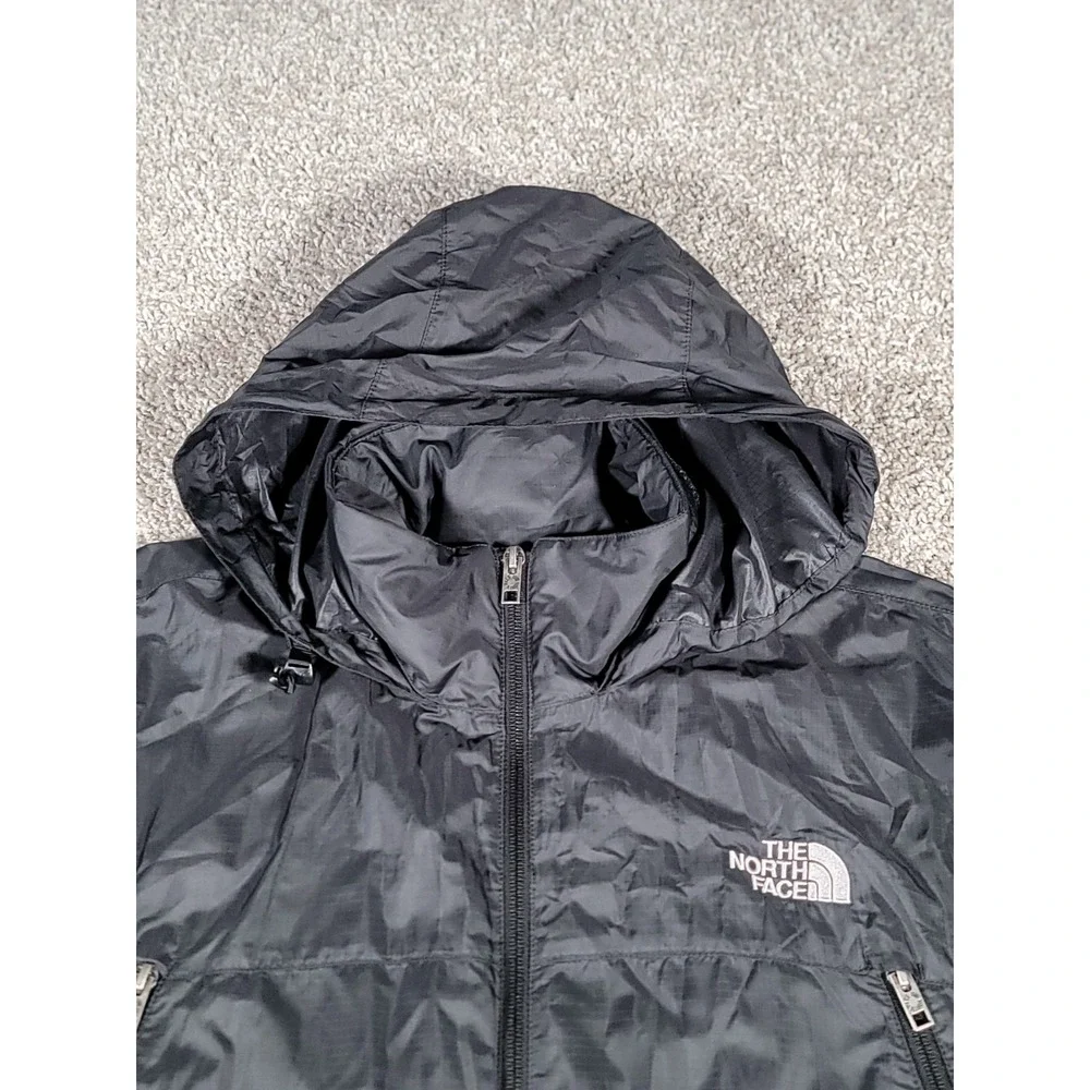 The North Face Jacket Size XL Black Mens Hooded Ski Full Zip Outdoors Trail Hike